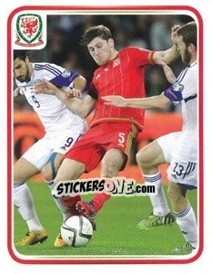 Sticker Ben Davies - Wales. We'Re Going To France! n. 91 - Panini