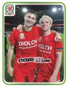 Sticker Ben Davies - Wales. We'Re Going To France! n. 93 - Panini