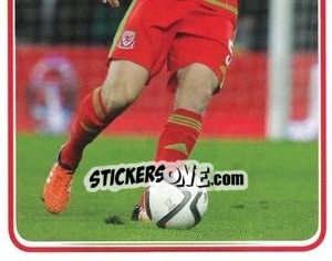 Sticker Ben Davies - Wales. We'Re Going To France! n. 95 - Panini