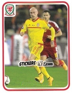 Cromo David Cotterill - Wales. We'Re Going To France! - Panini