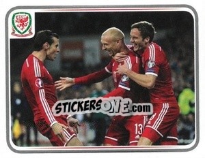 Figurina David Cotterill - Wales. We'Re Going To France! - Panini