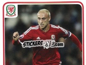 Sticker David Cotterill - Wales. We'Re Going To France! - Panini