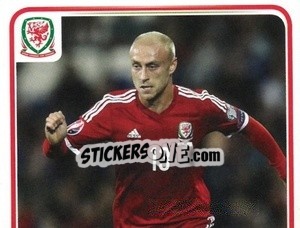 Cromo David Cotterill - Wales. We'Re Going To France! - Panini