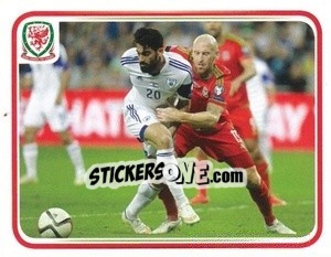Sticker Israel 0:3 Wales