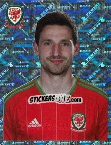 Sticker Joe Allen - Wales. We'Re Going To France! - Panini