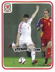 Sticker Joe Allen - Wales. We'Re Going To France! n. 114 - Panini