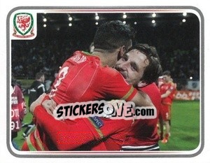 Sticker Joe Allen - Wales. We'Re Going To France! n. 115 - Panini