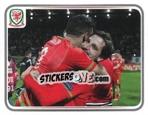 Figurina Joe Allen - Wales. We'Re Going To France! - Panini