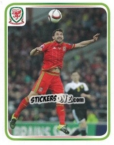 Sticker Joe Allen - Wales. We'Re Going To France! n. 116 - Panini