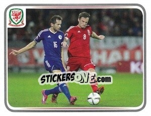 Cromo Andy King - Wales. We'Re Going To France! - Panini