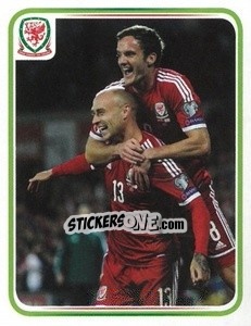 Cromo Andy King - Wales. We'Re Going To France! - Panini