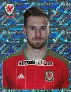 Sticker Aaron Ramsey - Wales. We'Re Going To France! - Panini