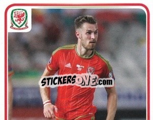 Sticker Aaron Ramsey - Wales. We'Re Going To France! n. 129 - Panini