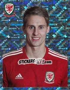 Sticker David Edwards - Wales. We'Re Going To France! n. 137 - Panini