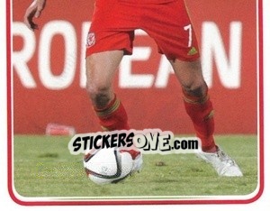 Sticker David Edwards - Wales. We'Re Going To France! - Panini