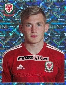 Sticker George Williams - Wales. We'Re Going To France! - Panini