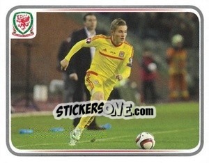 Sticker George Williams - Wales. We'Re Going To France! - Panini