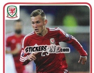 Sticker George Williams - Wales. We'Re Going To France! - Panini