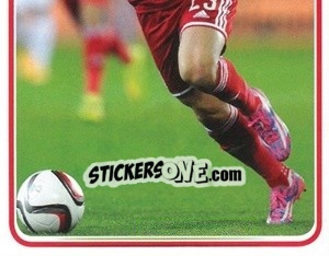 Sticker George Williams - Wales. We'Re Going To France! - Panini