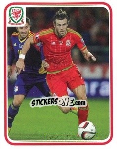 Sticker Gareth Bale - Wales. We'Re Going To France! n. 150 - Panini