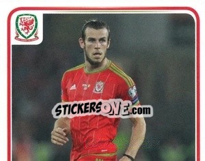 Cromo Gareth Bale - Wales. We'Re Going To France! - Panini