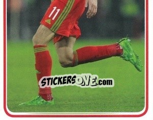 Sticker Gareth Bale - Wales. We'Re Going To France! - Panini