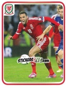 Sticker Hal Robson-Kanu - Wales. We'Re Going To France! - Panini