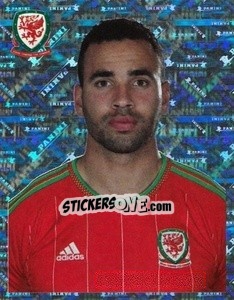 Sticker Hal Robson-Kanu - Wales. We'Re Going To France! n. 156 - Panini