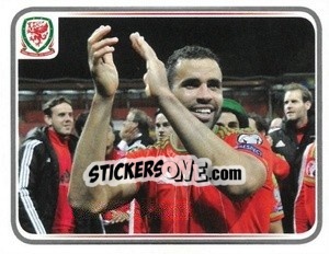 Sticker Hal Robson-Kanu - Wales. We'Re Going To France! n. 157 - Panini