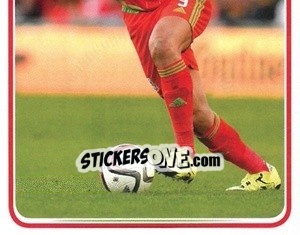 Sticker Hal Robson-Kanu - Wales. We'Re Going To France! n. 159 - Panini