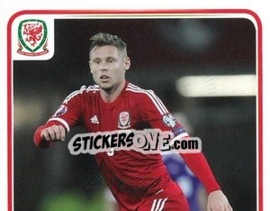 Sticker Simon Church - Wales. We'Re Going To France! n. 165 - Panini