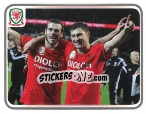 Sticker Sam Vokes - Wales. We'Re Going To France! n. 169 - Panini