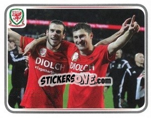 Figurina Sam Vokes - Wales. We'Re Going To France! - Panini