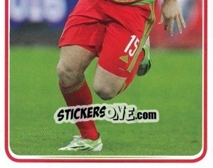 Sticker Sam Vokes - Wales. We'Re Going To France! n. 171 - Panini