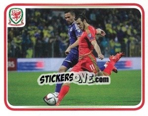 Sticker Bosnia & Herzegovina 2:0 Wales