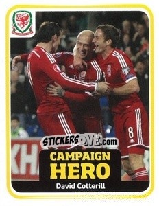 Figurina Quality Goal - Wales. We'Re Going To France! n. 188 - Panini