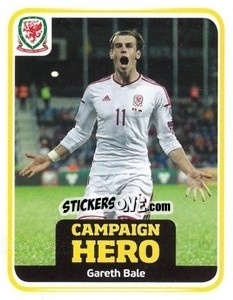 Sticker Gareth Bale - Wales. We'Re Going To France! n. 194 - Panini