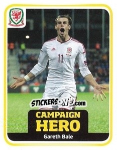 Figurina Gareth Bale - Wales. We'Re Going To France! - Panini