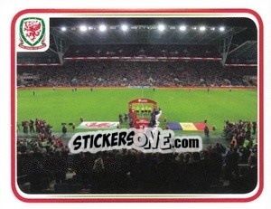 Sticker Cardiff City Stadium - Wales. We'Re Going To France! n. 4 - Panini