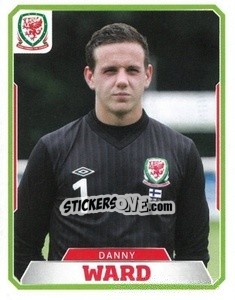 Sticker Danny Ward - Wales. We'Re Going To France! - Panini