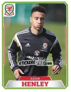 Sticker Adam Henley - Wales. We'Re Going To France! - Panini