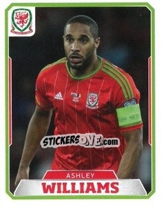 Cromo Ashley Williams - Wales. We'Re Going To France! - Panini