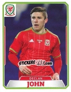 Sticker Declan John - Wales. We'Re Going To France! - Panini