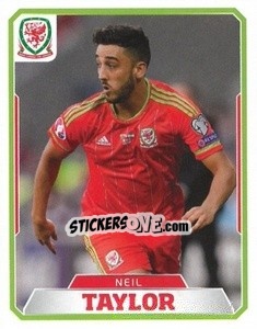 Sticker Neil Taylor - Wales. We'Re Going To France! - Panini