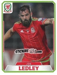 Sticker Joe Ledley - Wales. We'Re Going To France! n. 27 - Panini