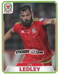 Sticker Joe Ledley - Wales. We'Re Going To France! - Panini