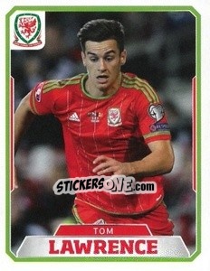 Cromo Tom Lawrence - Wales. We'Re Going To France! - Panini