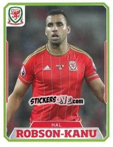 Sticker Hal Robson-Kanu - Wales. We'Re Going To France! n. 37 - Panini