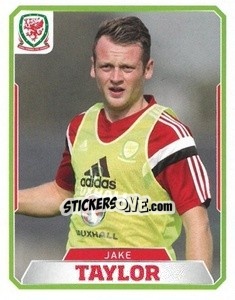 Sticker Jake Taylor - Wales. We'Re Going To France! n. 38 - Panini