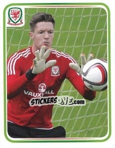 Sticker Wayne Hennessey - Wales. We'Re Going To France! - Panini